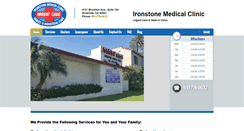 Desktop Screenshot of ironstonemedicalclinic.com